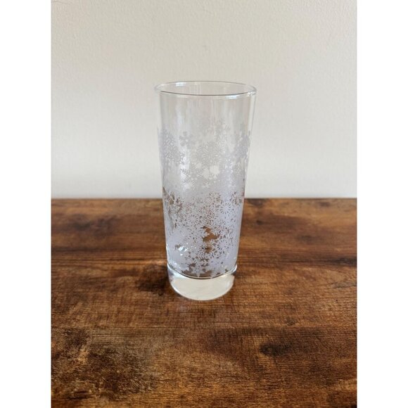 Jack Daniel's Snowflake Highball Glass 10 oz Holiday Winter Theme - Picture 2 of 7